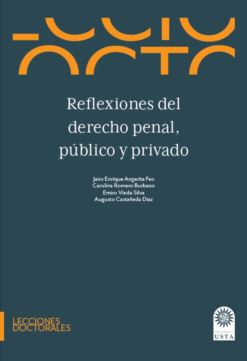 Portada: Reflexiones del derecho penal, público y privado