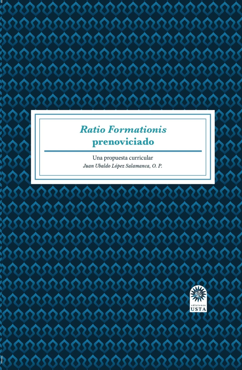 Portada: Ratio Formationis prenoviciado
