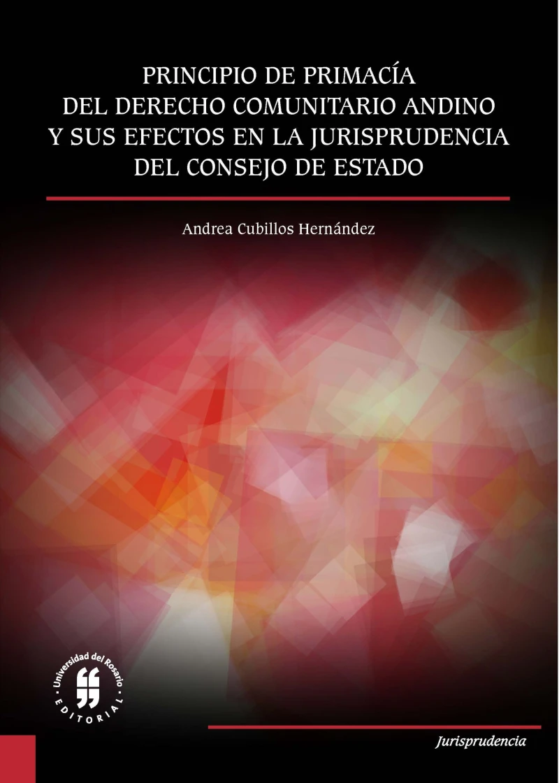 Portada: Principio de primacía del derecho comunitario andino 