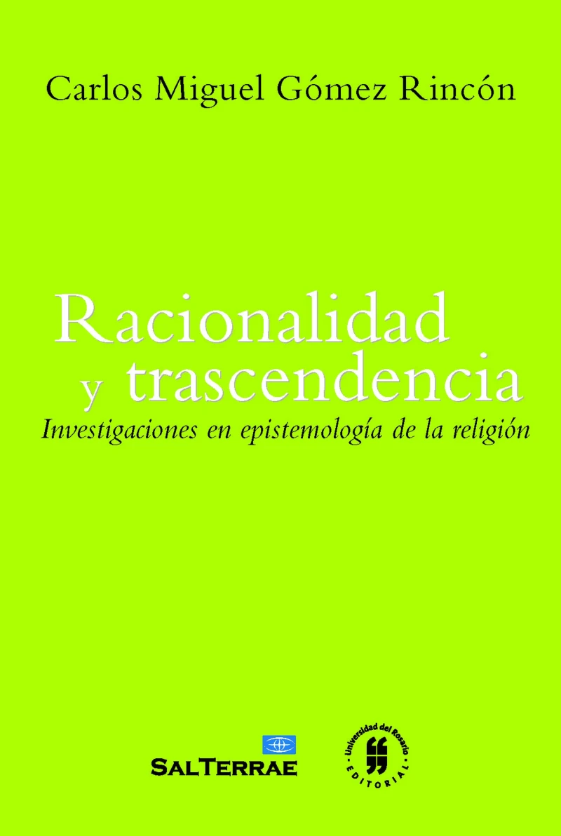 Portada: Racionalidad y trascendencia