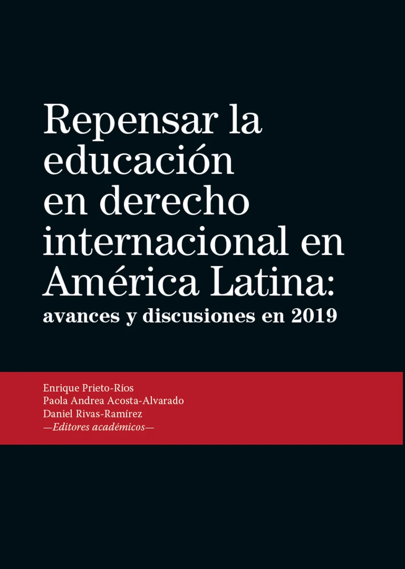 Portada: Repensar la educación en derecho internacional en América Latina