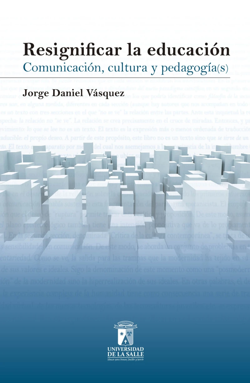 Portada: Resignificar la educación