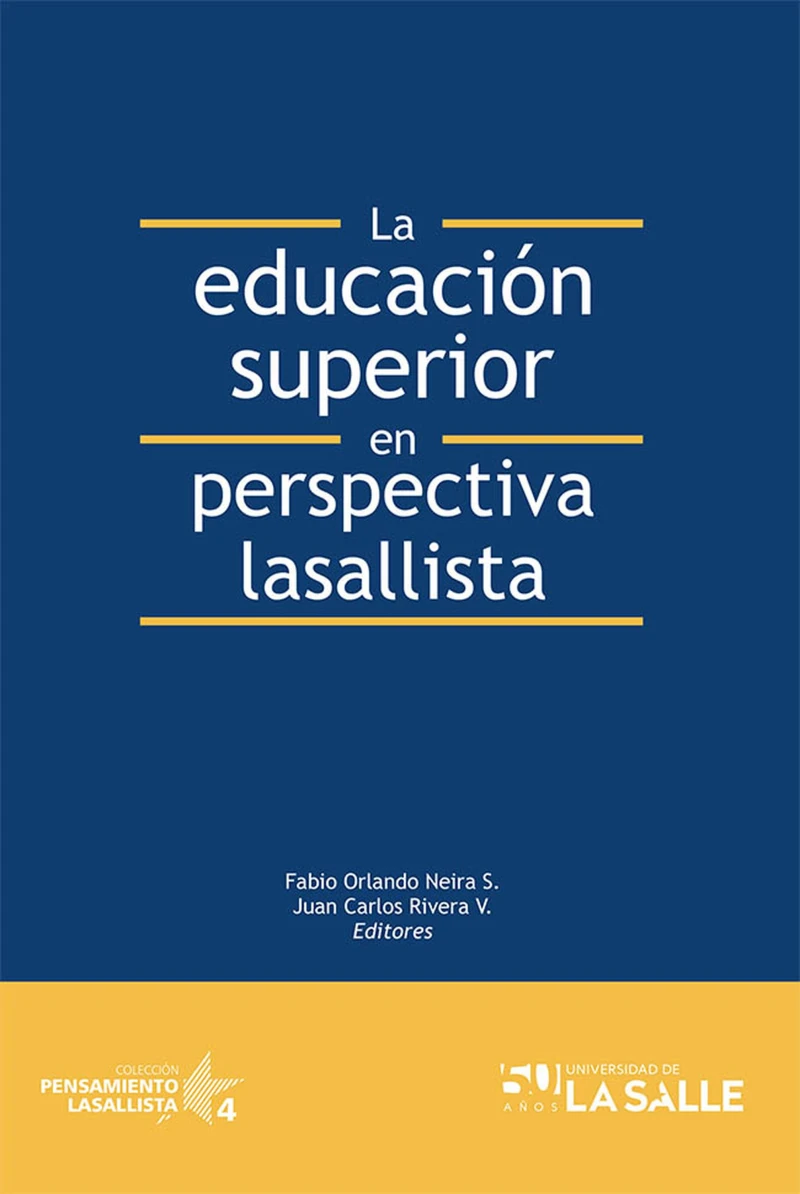 Portada: La educación superior en perspectiva lasallista