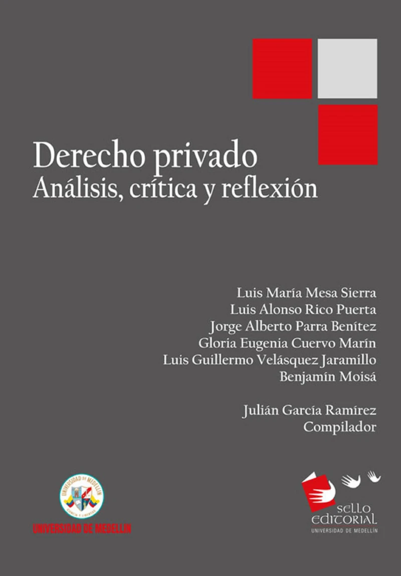 Portada: Derecho privado