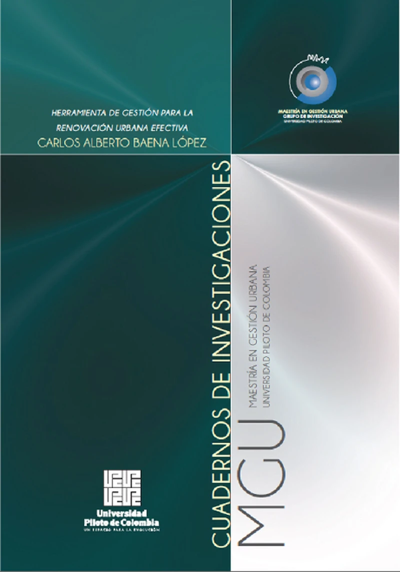 Portada: Herramienta de gestión para la renovación urbana efectiva
