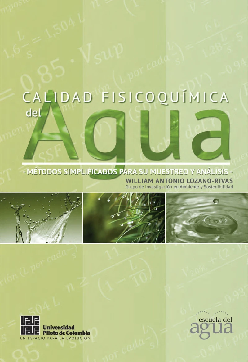 Portada: Calidad fisicoquímica del agua.