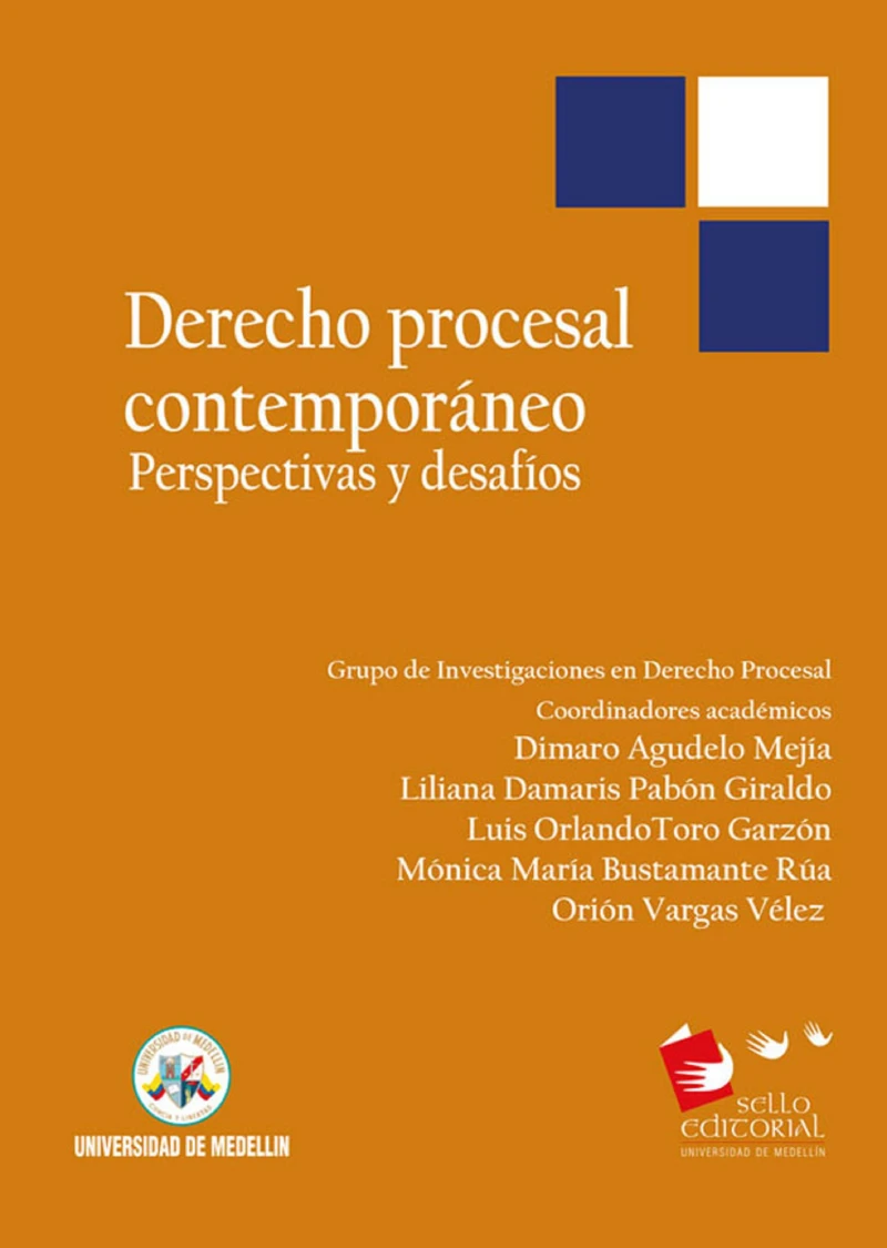 Portada: Derecho procesal contemporáneo
