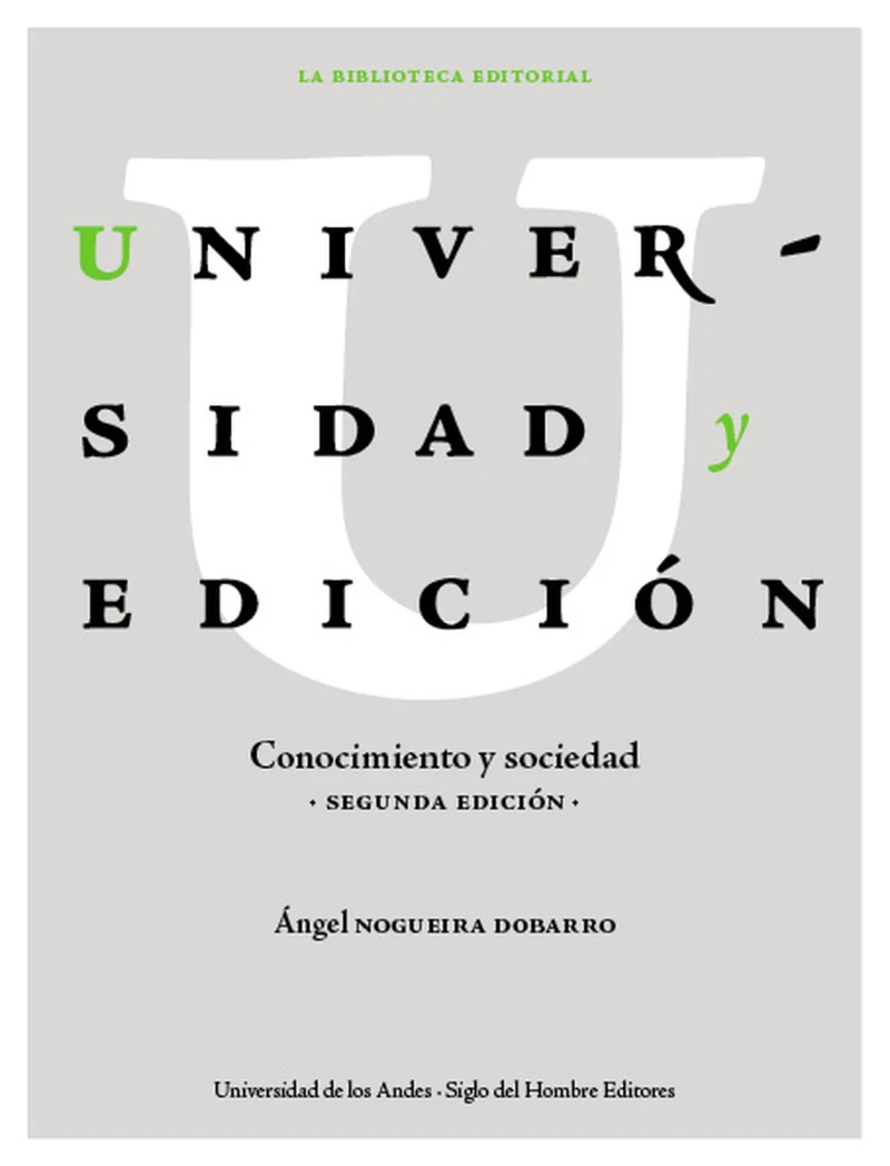 Portada: Universidad y edición