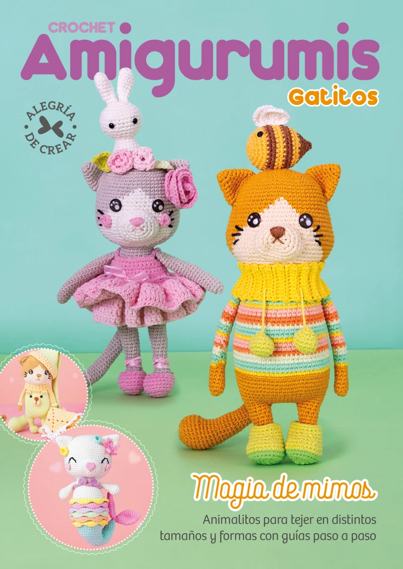 Portada: Crochet Amigurumis Gatitos
