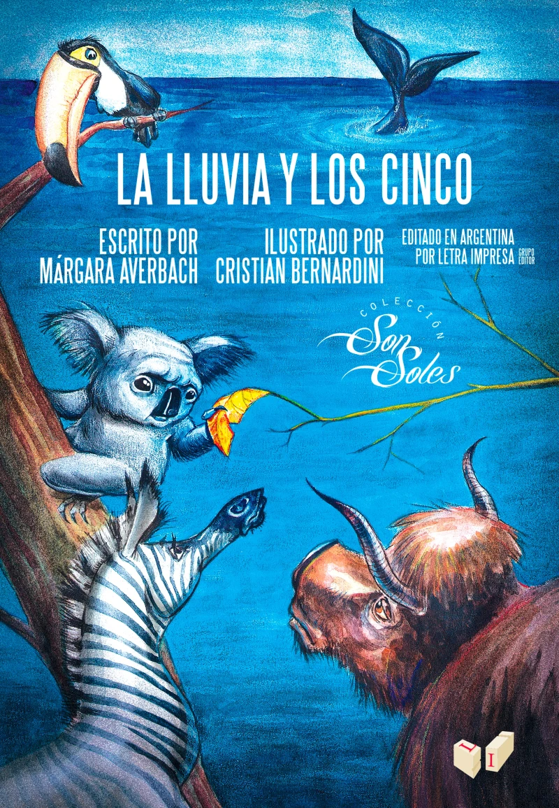 Portada: La lluvia y los cinco
