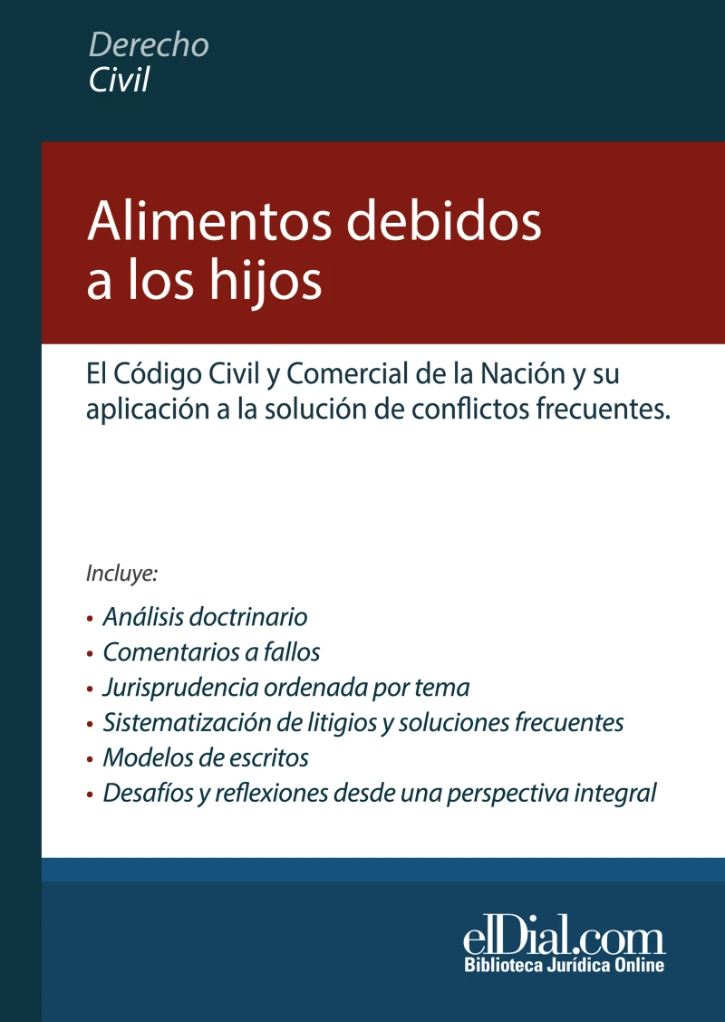 Portada: Alimentos debidos a los hijos