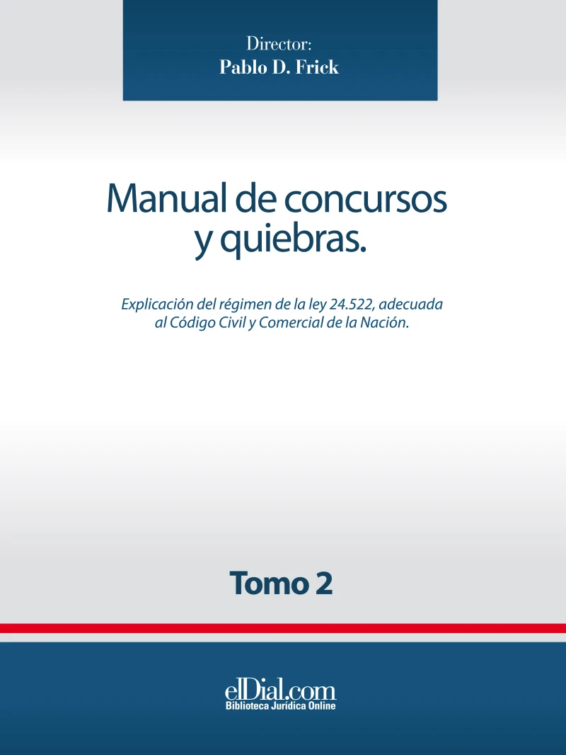 Portada: Manual de concursos y quiebras - Tomo 2