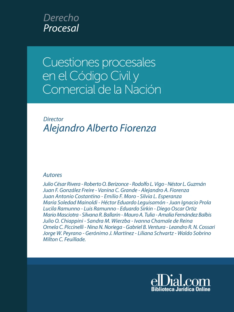 Portada: Cuestiones procesales en el Código Civil y Comercial de la Nación