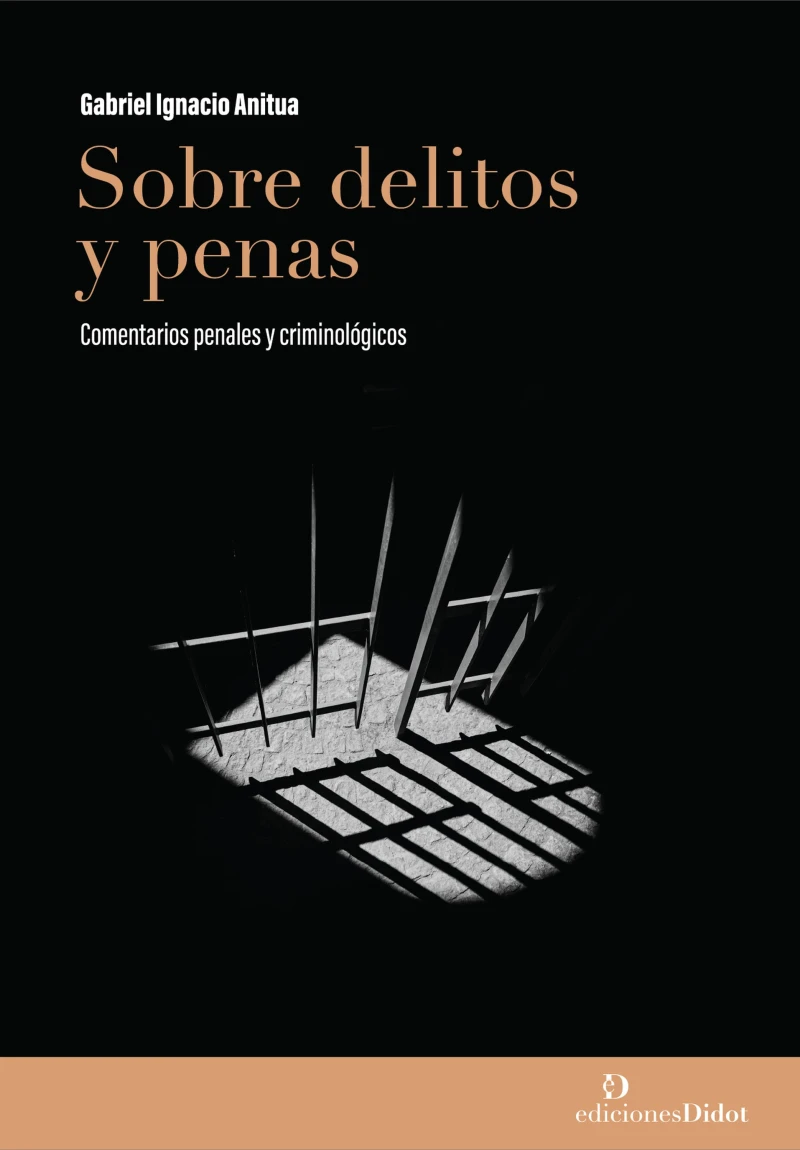 Portada: Sobre delitos y penas: comentarios penales y criminológicos