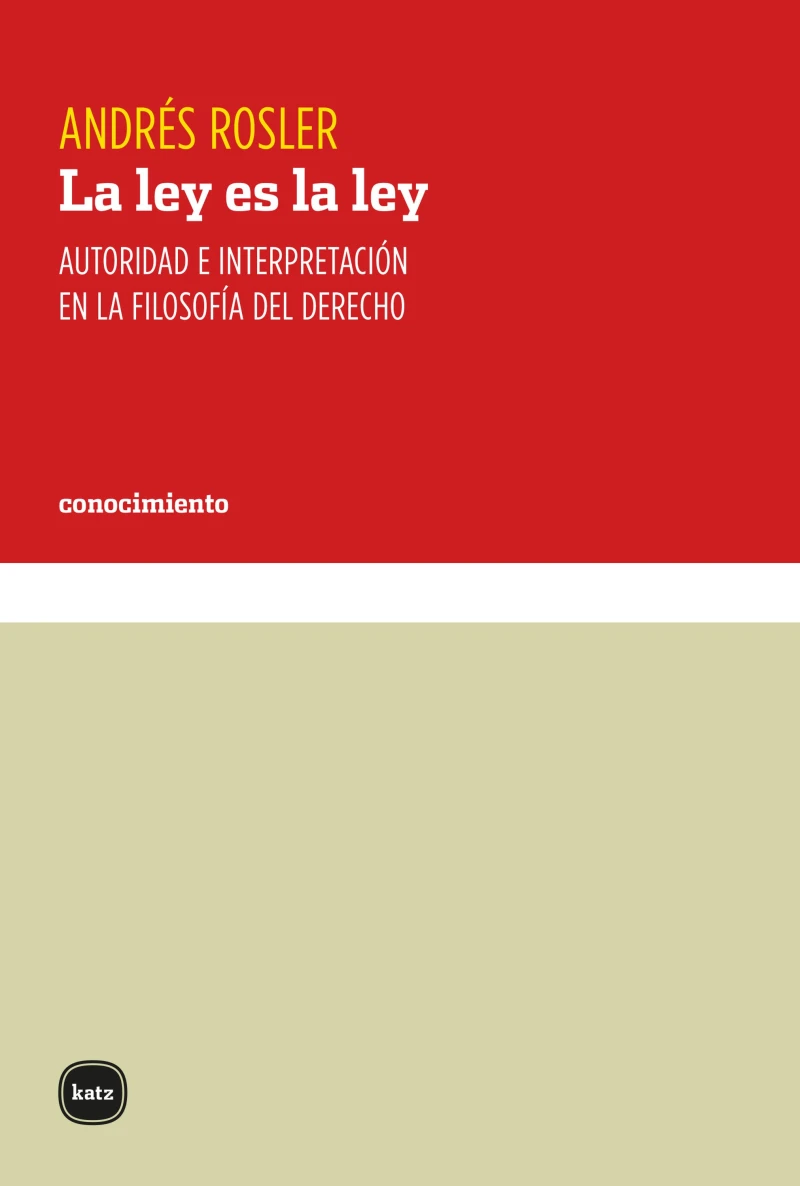 Portada: La ley es la ley