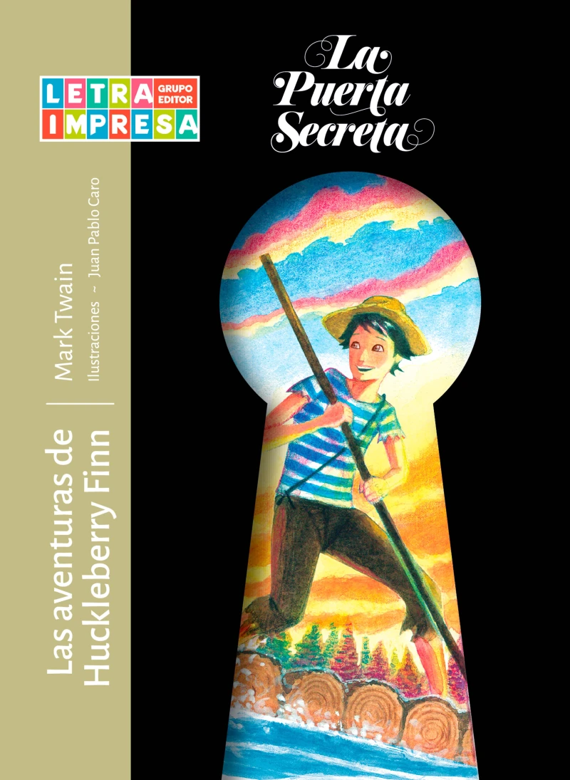 Portada: Las aventuras de Huckleberry Finn