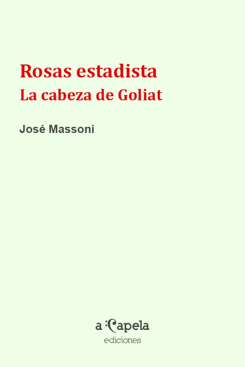 Portada: Rosas estadista