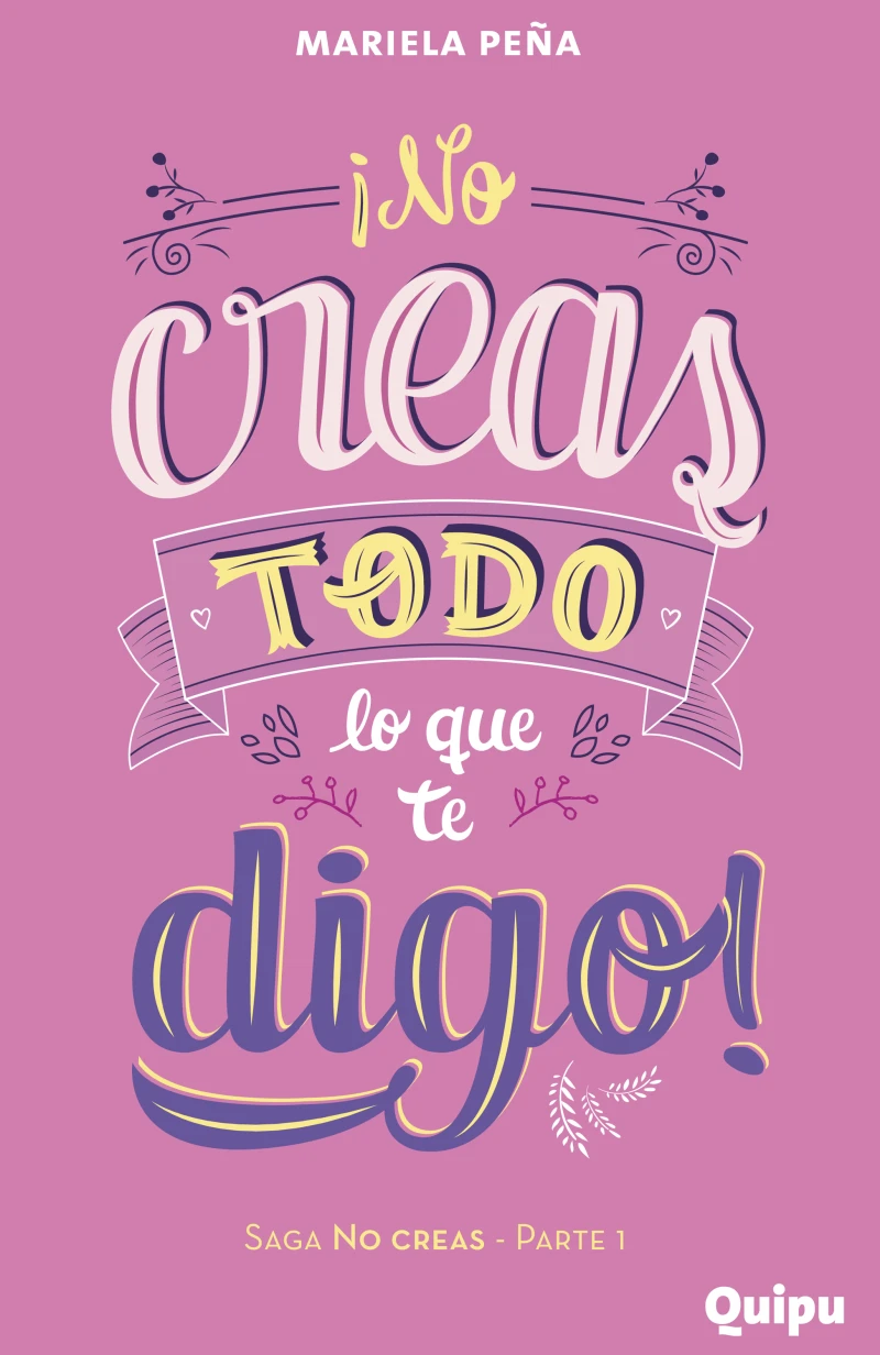 Portada: No creas todo lo que te digo