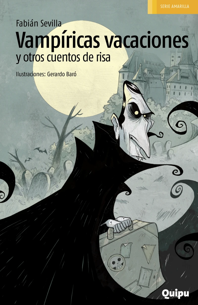 Portada: Vampíricas vacaciones y otros cuentos de risa