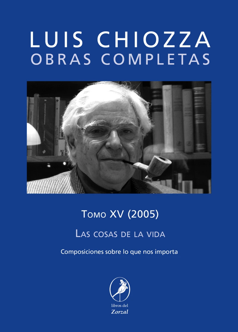 Portada: Obras completas de Luis Chiozza Tomo XV