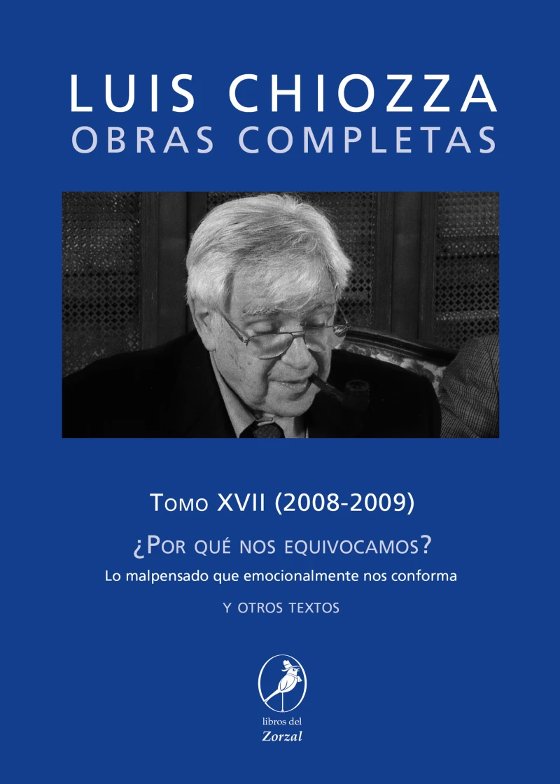 Portada: Obras completas de Luis Chiozza Tomo XVII