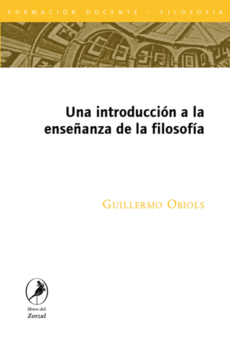 Portada: Una introducción a la enseñanza de la filosofía