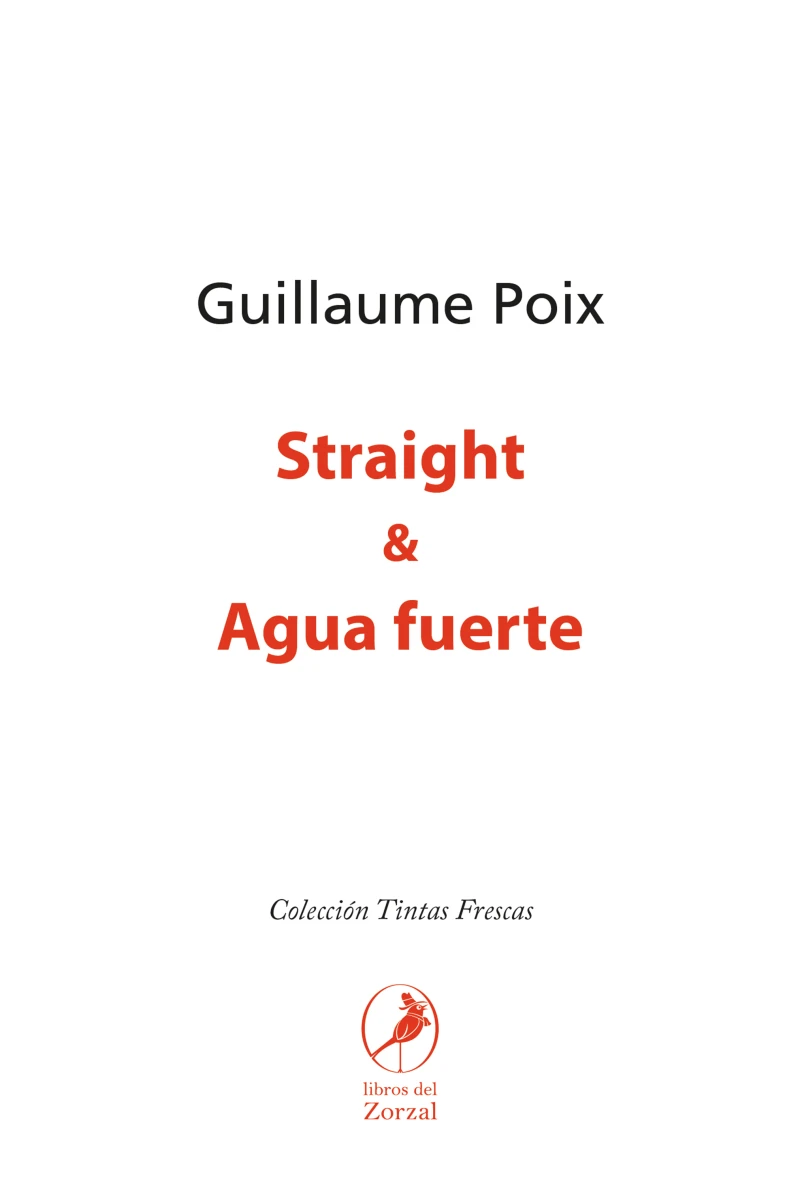 Portada: Straight & Agua fuerte