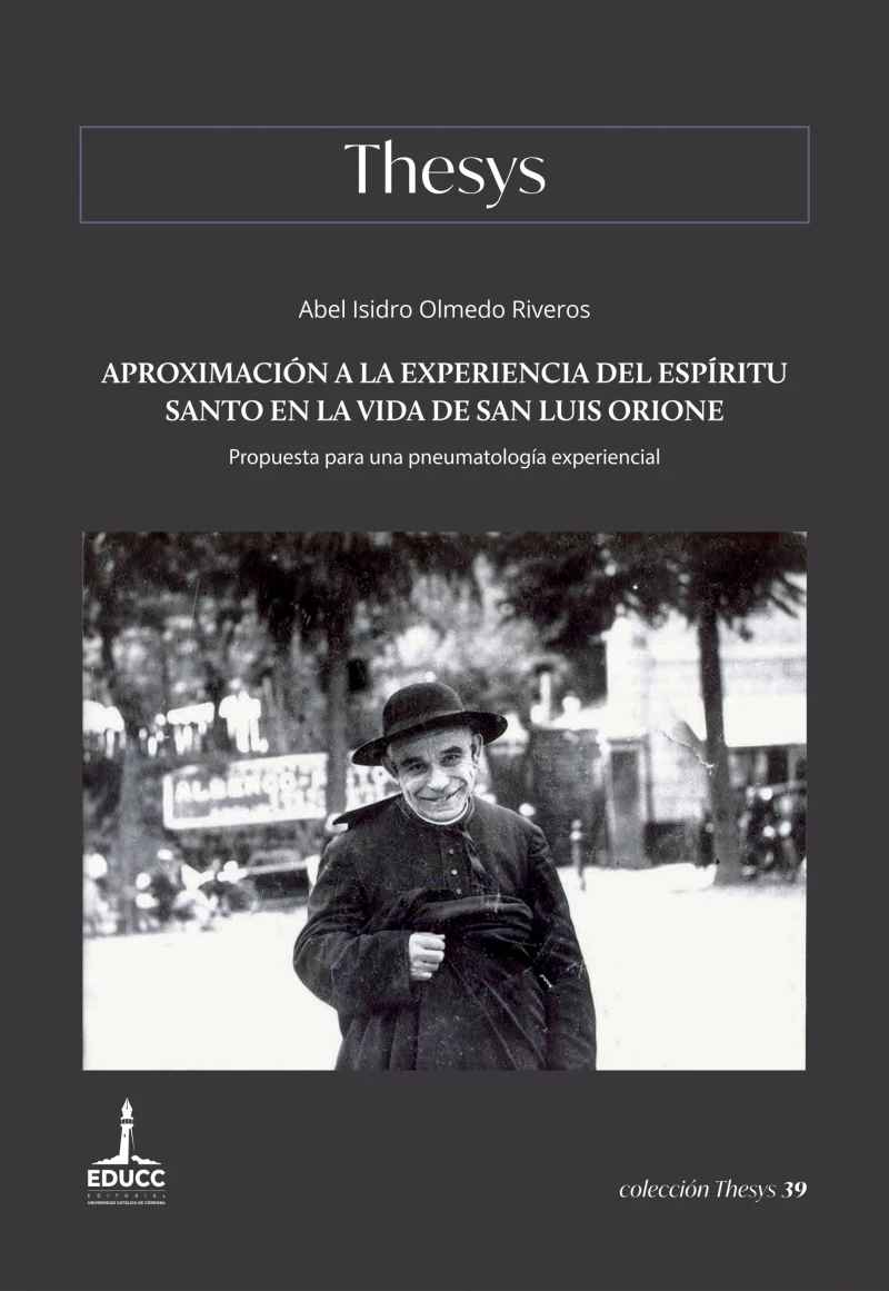 Portada: Aproximación a la experiencia del Espíritu Santo en la vida de san Luis Orione