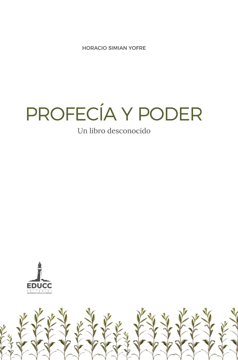 Portada: Profecía y poder