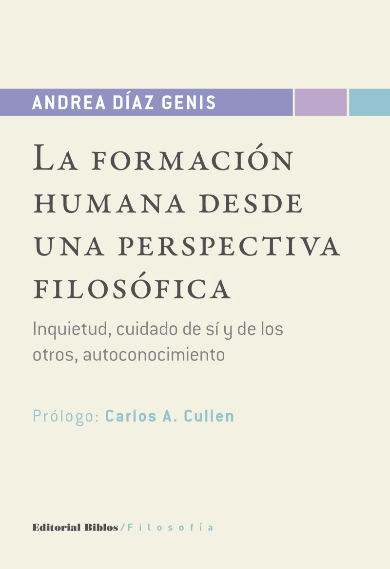 Portada: La formación humana desde una perspectiva filosófica