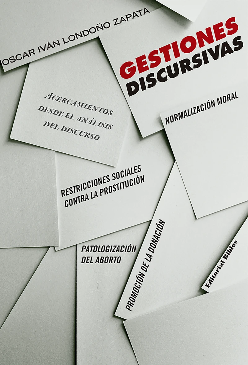 Portada: Gestiones discursivas