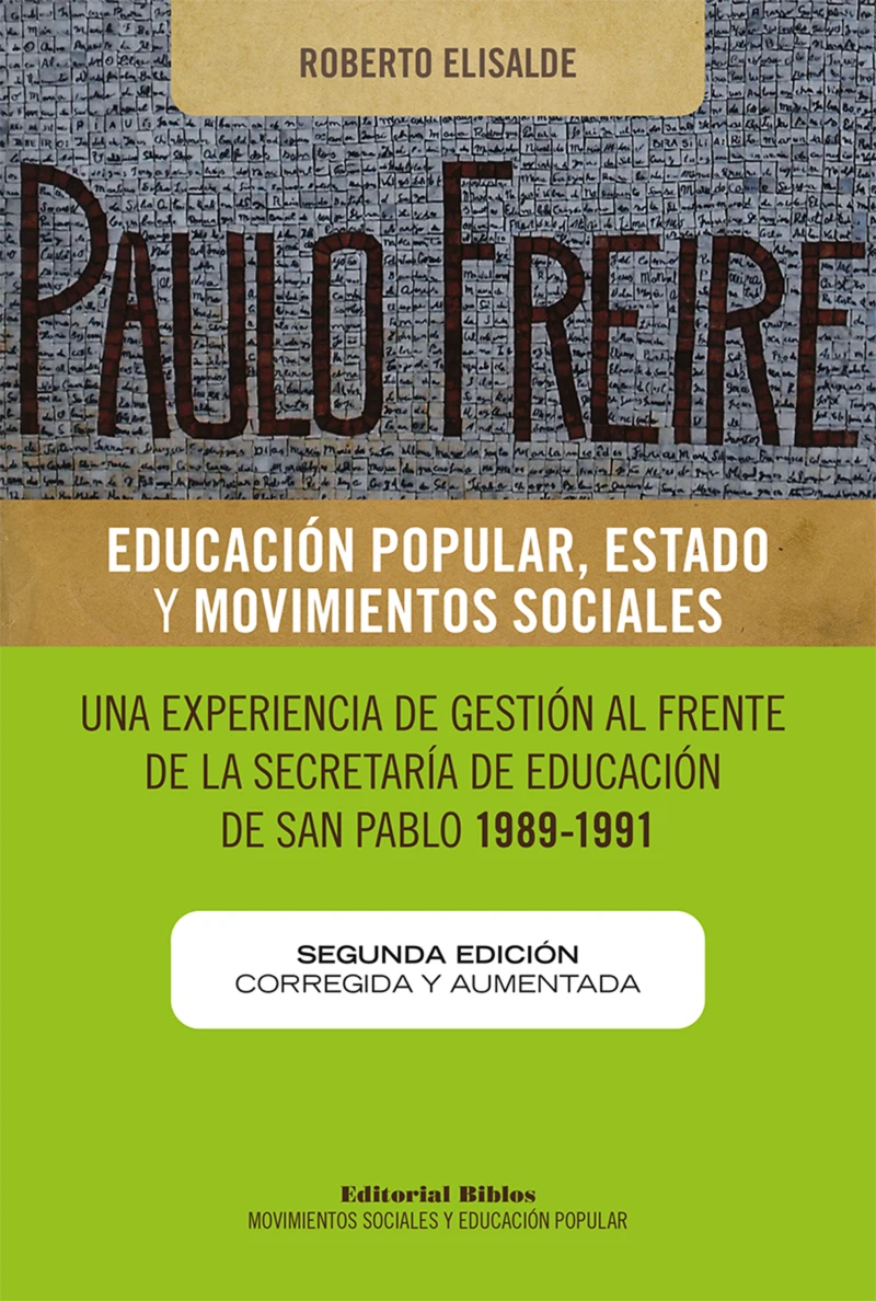 Portada: Paulo Freire: educación popular, Estado y movimientos sociales