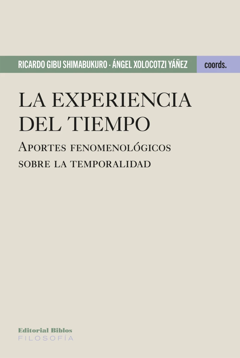 Portada: La experiencia del tiempo