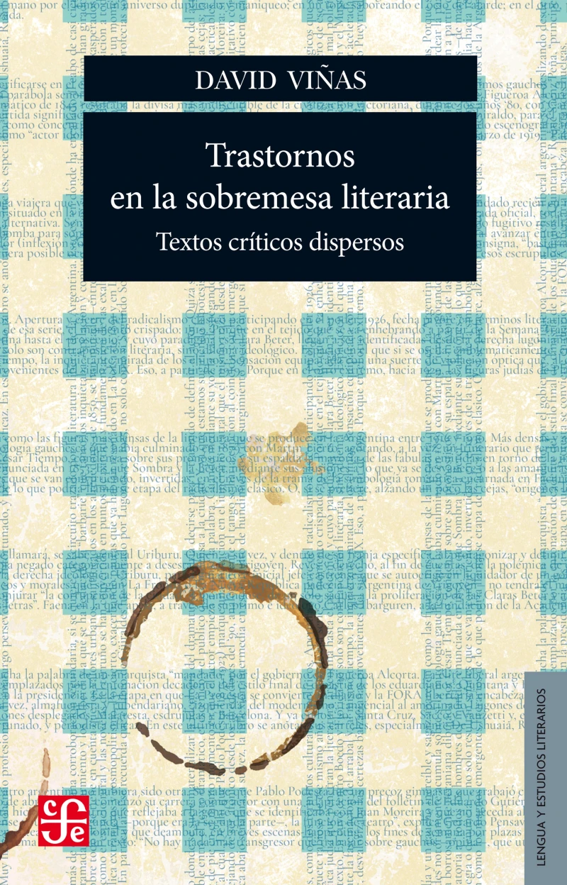 Portada: Trastornos en la sobremesa literaria