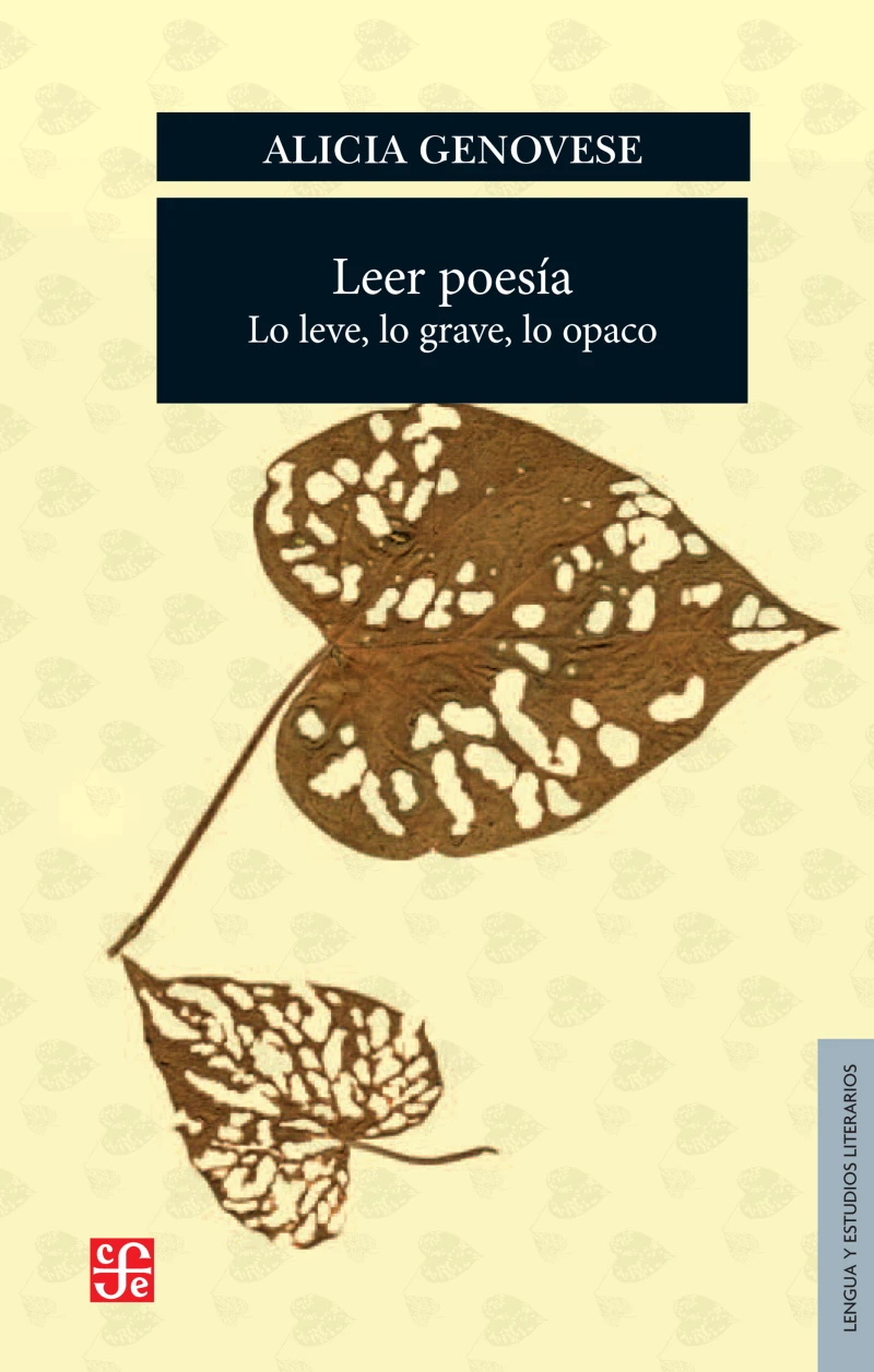 Portada: Leer poesía