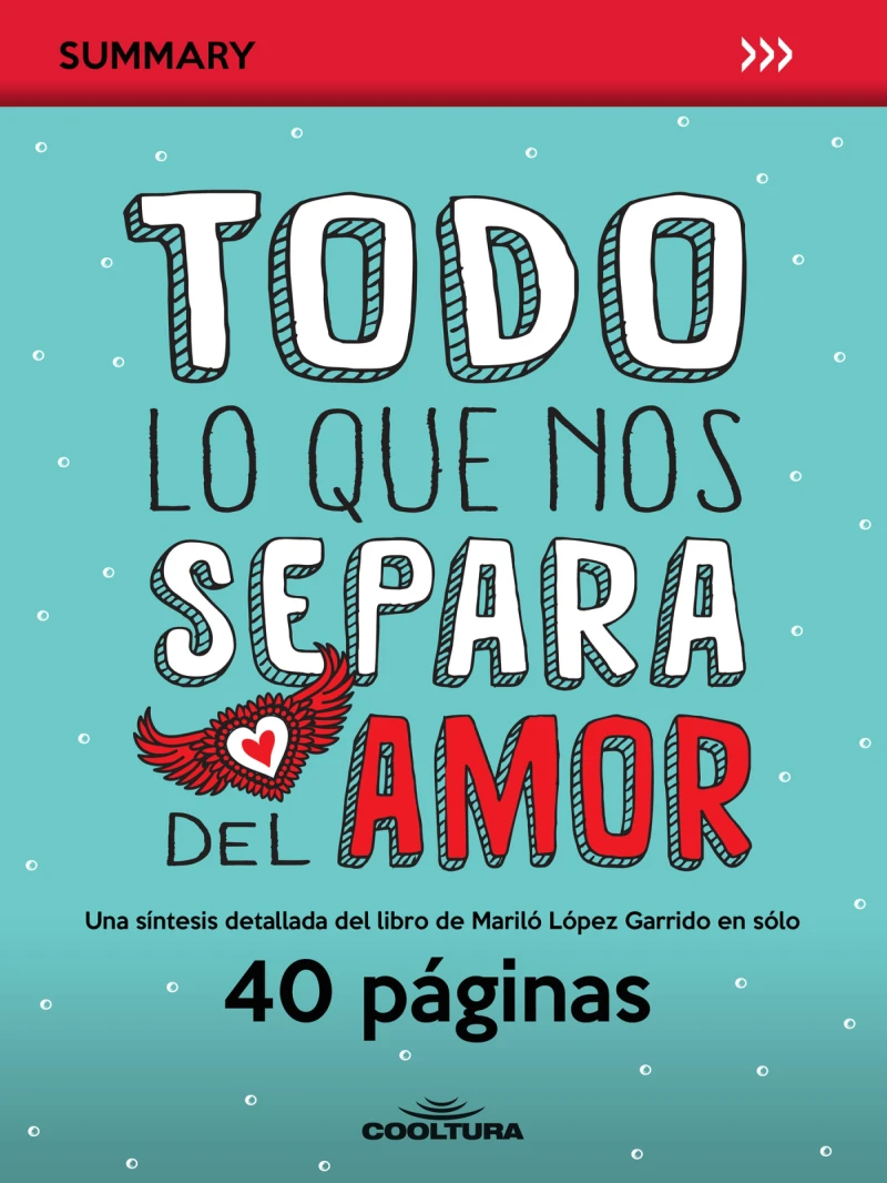 Portada: Todo lo que nos separa del amor