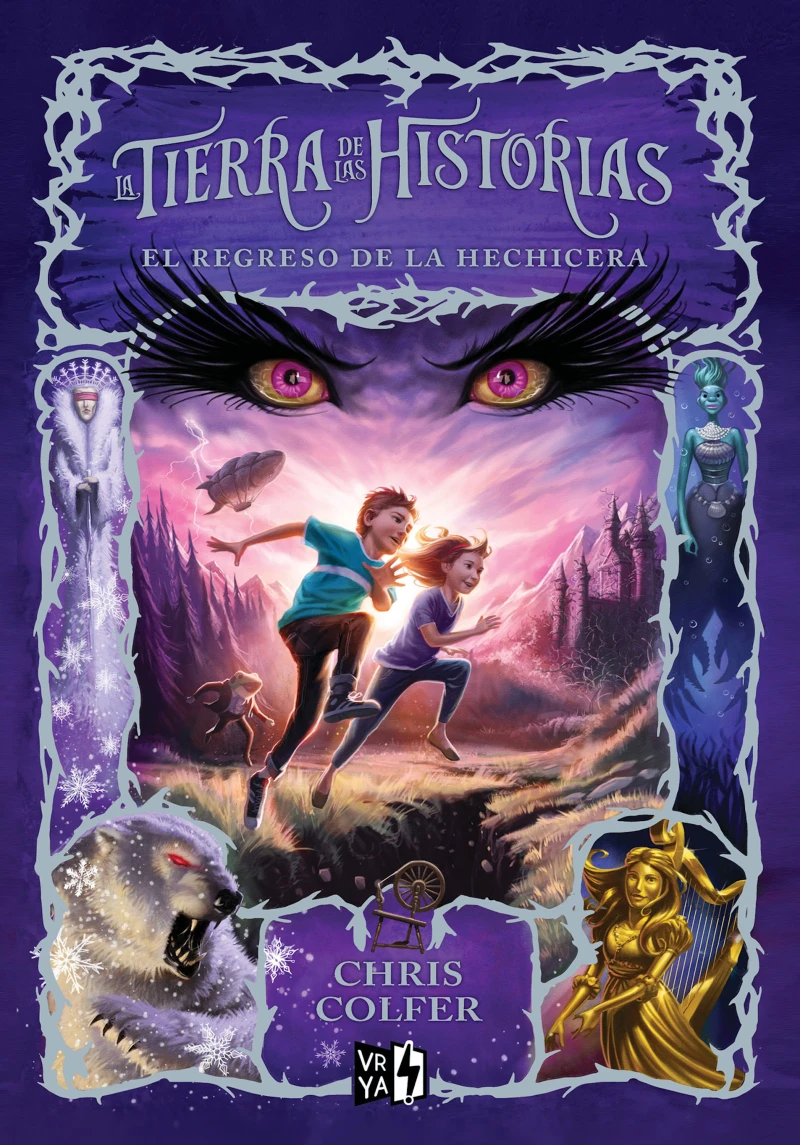 Portada: La Tierra de las Historias. El regreso de la hechicera