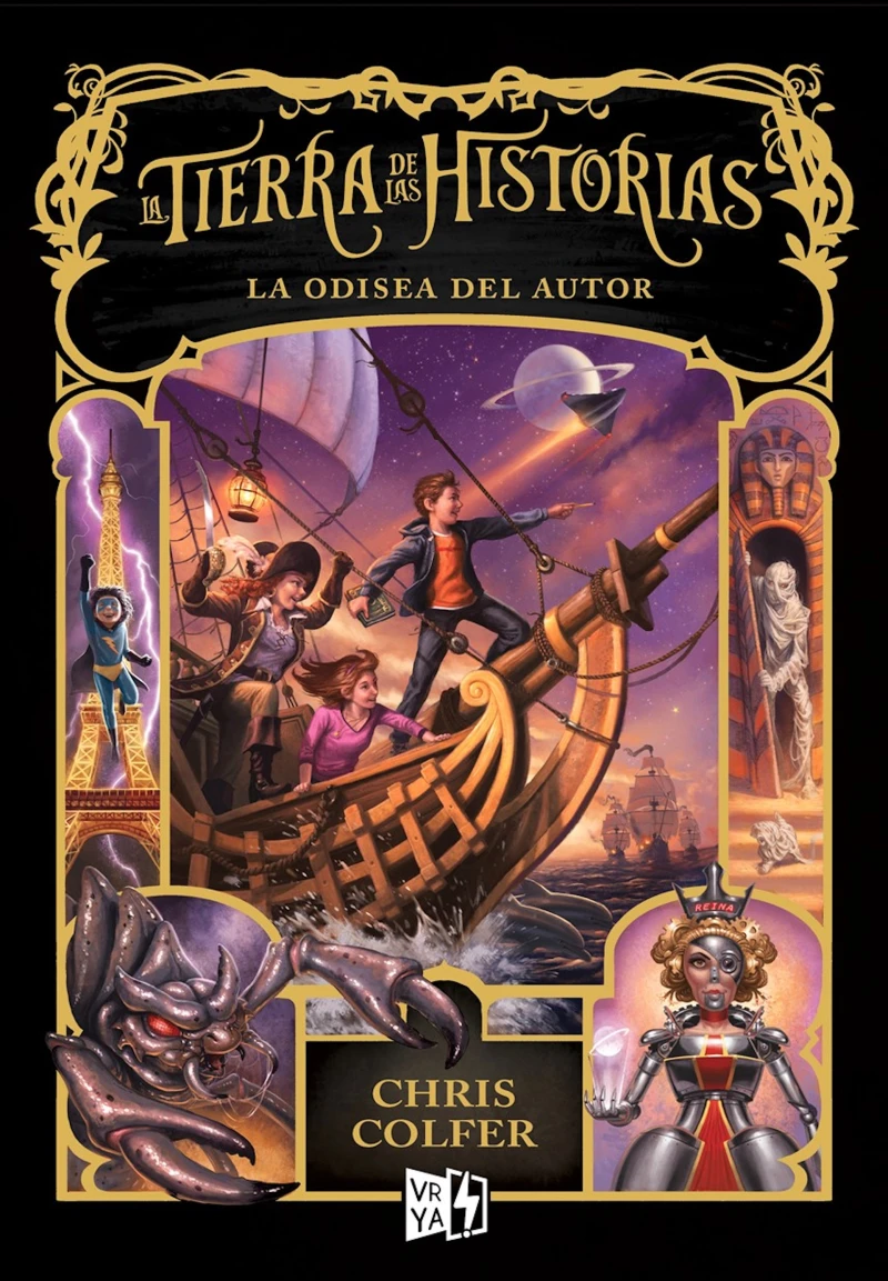 Portada: La Tierra de las Historias. La odisea del autor