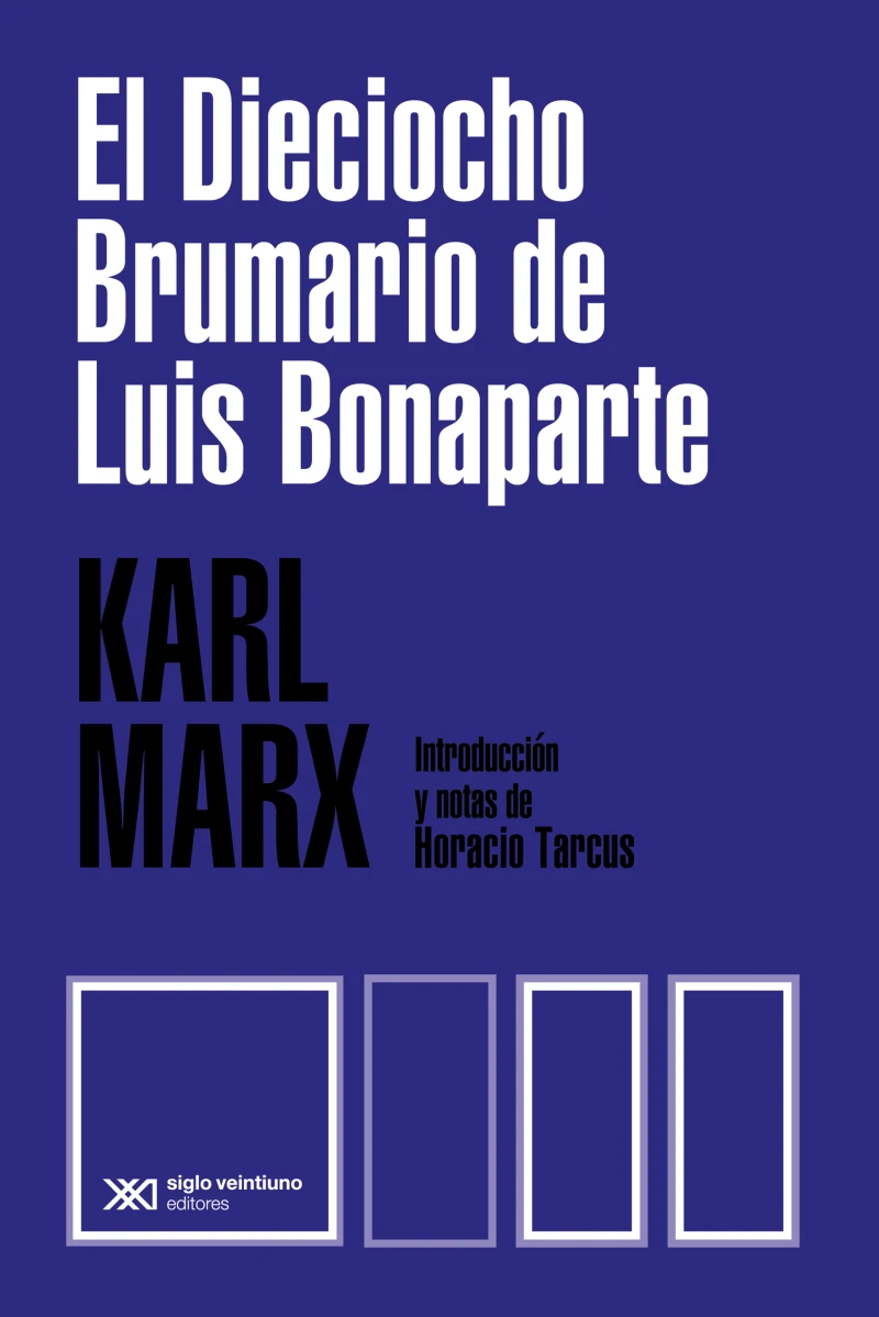 Portada: El Dieciocho Brumario de Luis Bonaparte