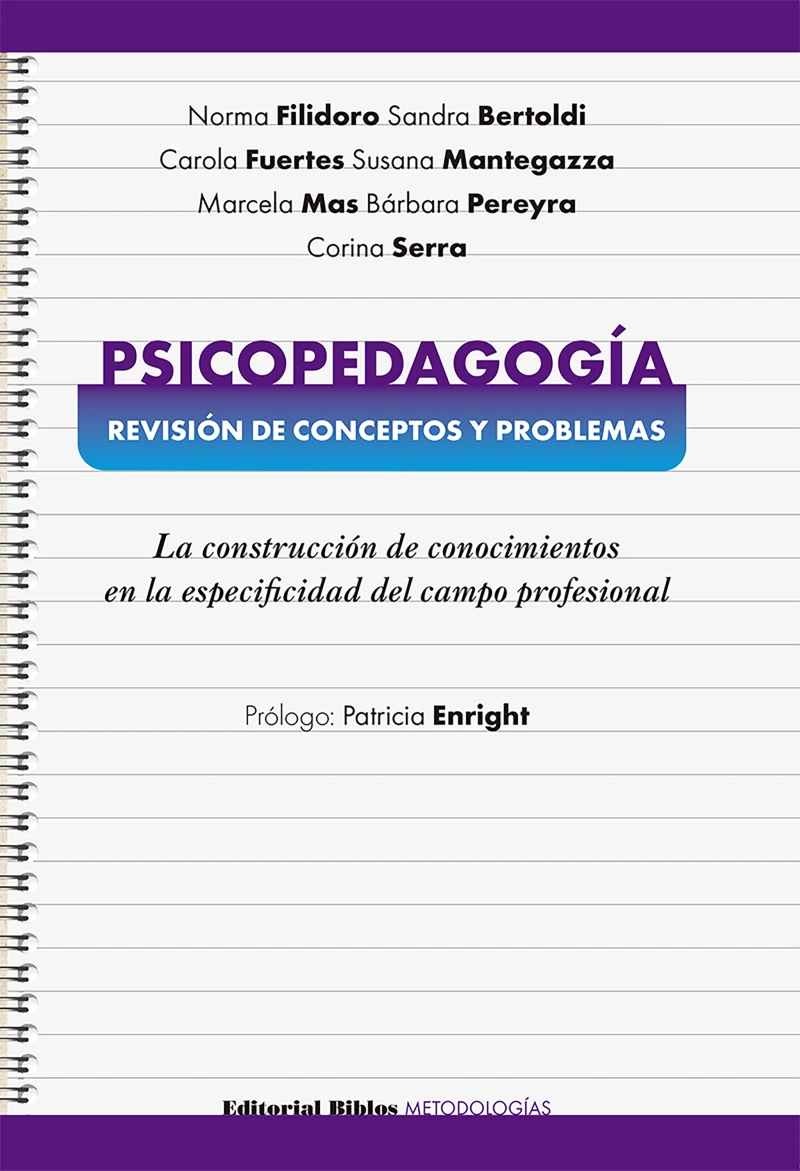Portada: Psicopedagogía: revisión de conceptos y problemas