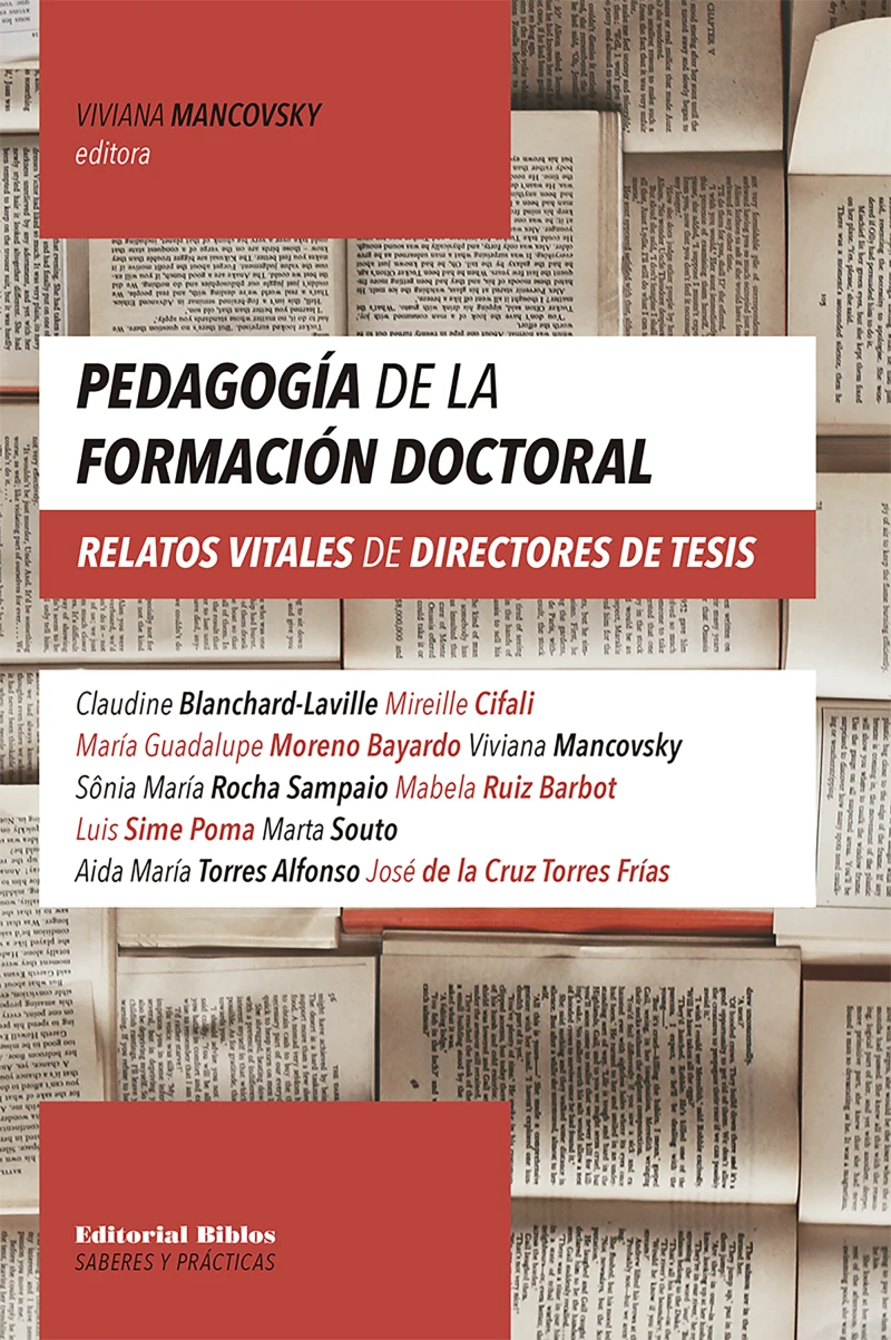 Portada: Pedagogía de la formación doctoral