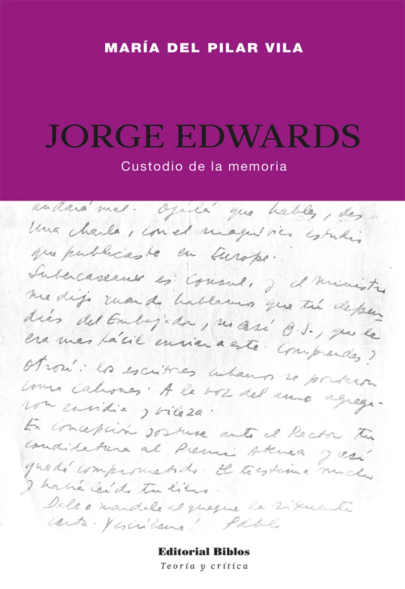 Portada: Jorge Edwards