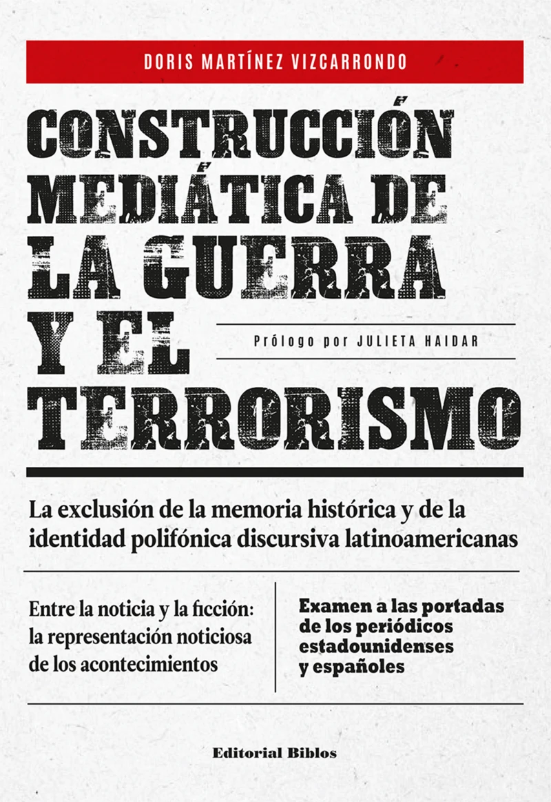 Portada: Construcción mediática de la guerra y el terrorismo