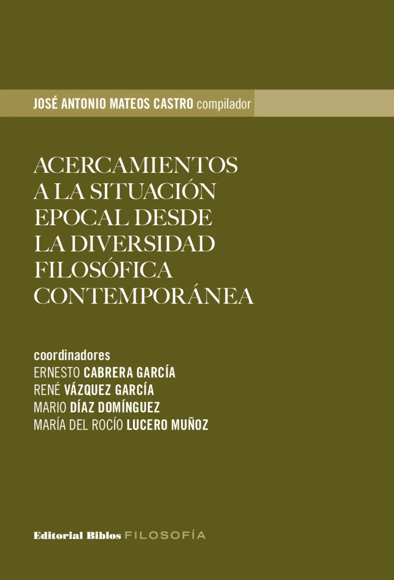 Portada: Acercamientos a la situación epocal desde la diversidad filosófica contemporánea