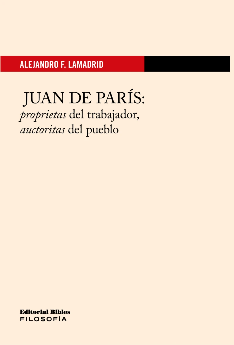 Portada: Juan de París