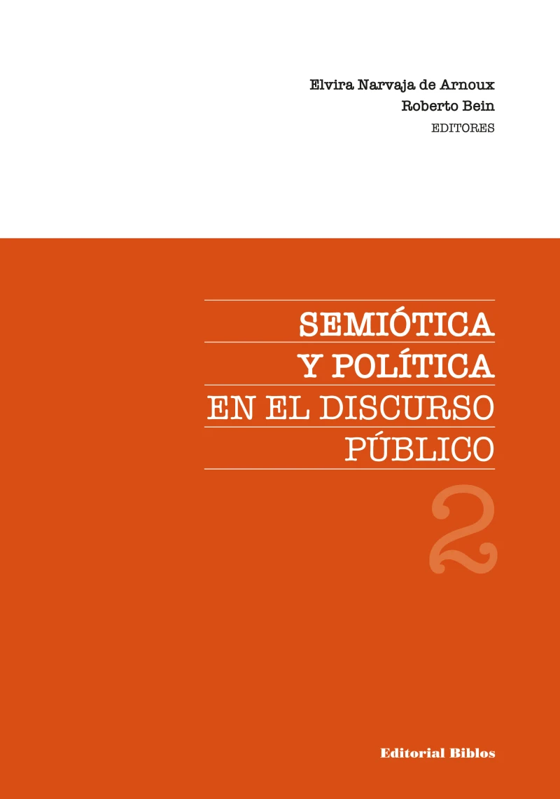 Portada: Semiótica y política en el discurso público 2