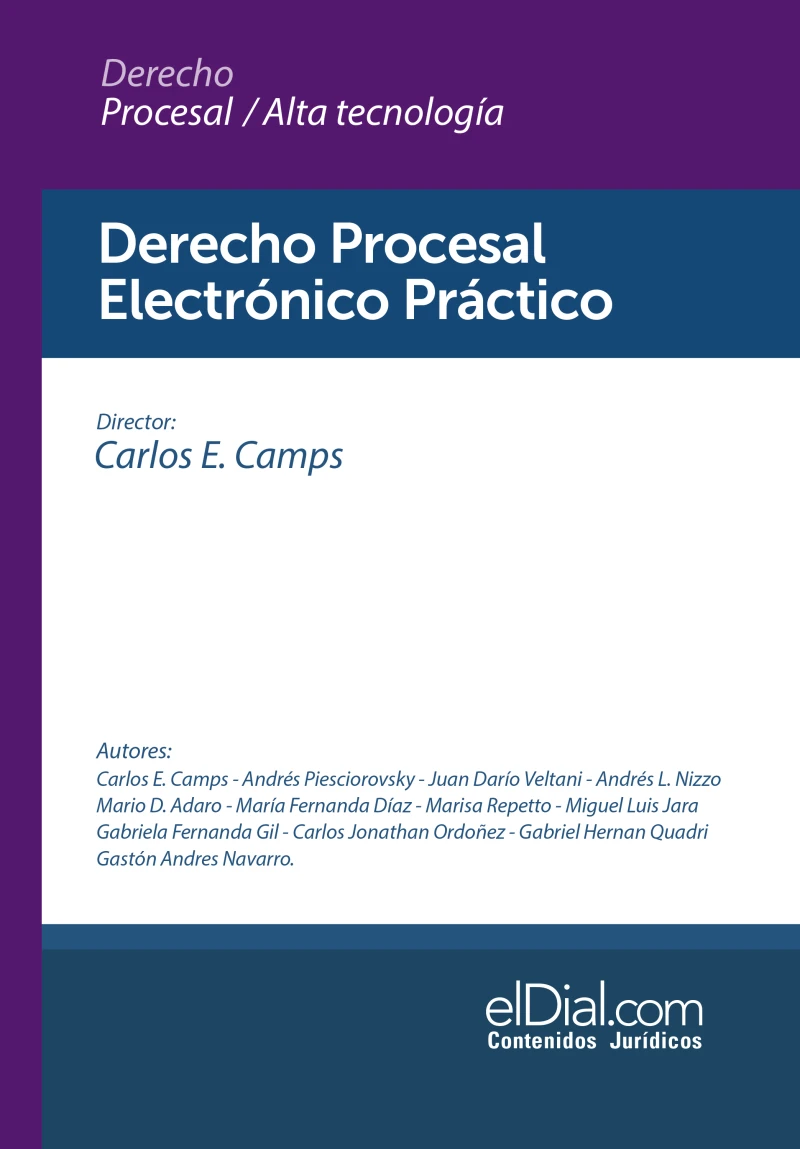 Portada: Derecho Procesal Electrónico Práctico