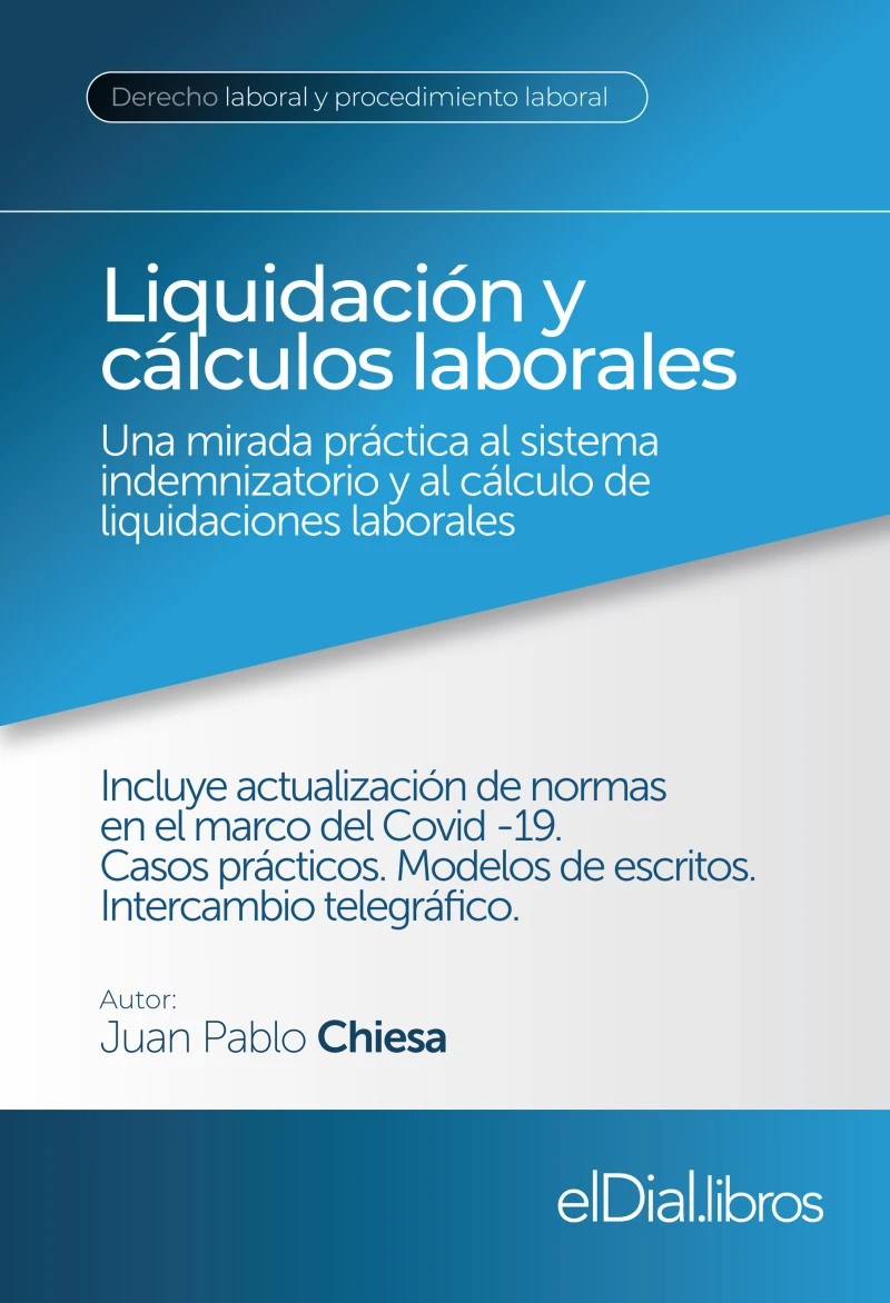Portada: Liquidación y cálculos laborales
