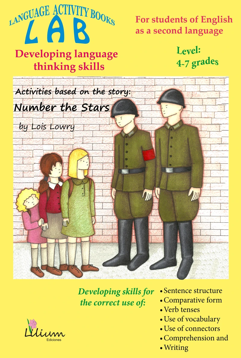 Portada: Lab language activity books based on the story number the stars
