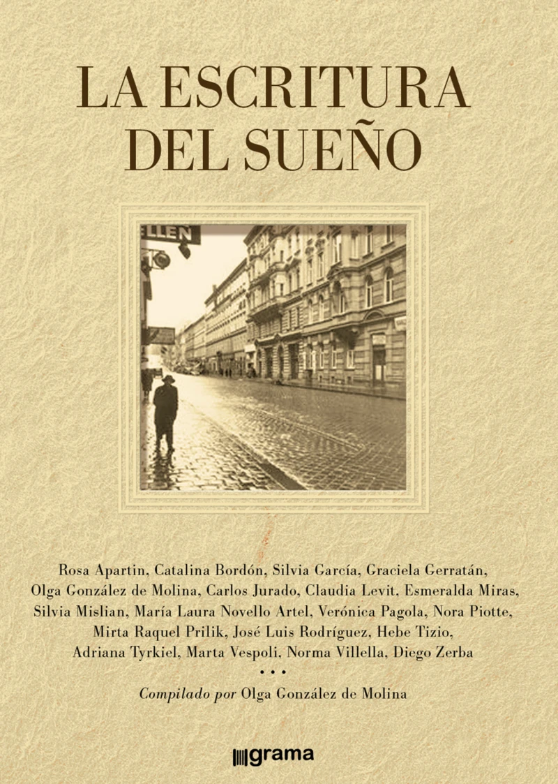 Portada: La escritura del sueño